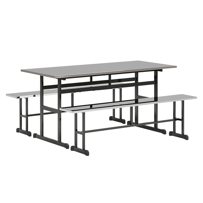 Bàn ghế ăn công nghiệp BA05-HP