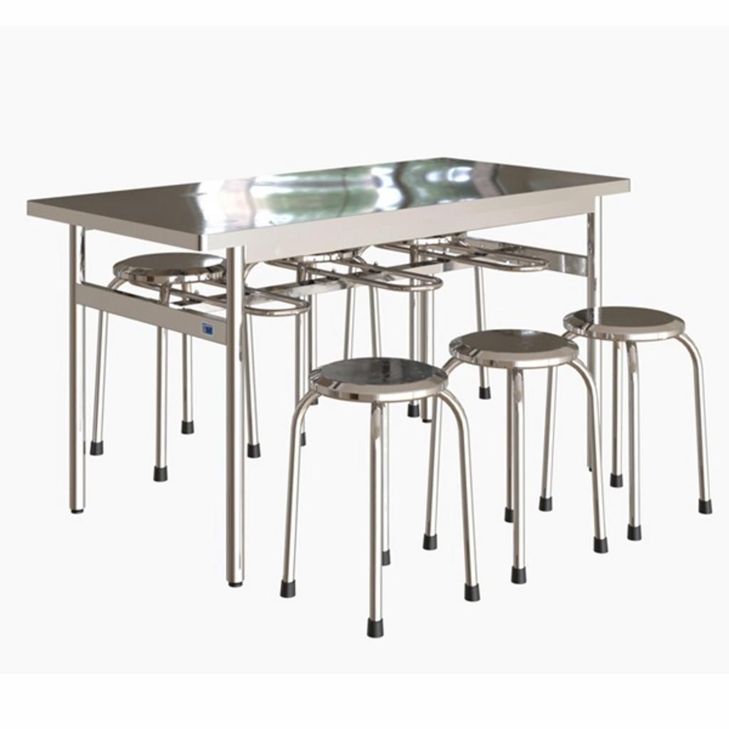 Tổng quan về Bàn ăn công nghiệp BA04I14