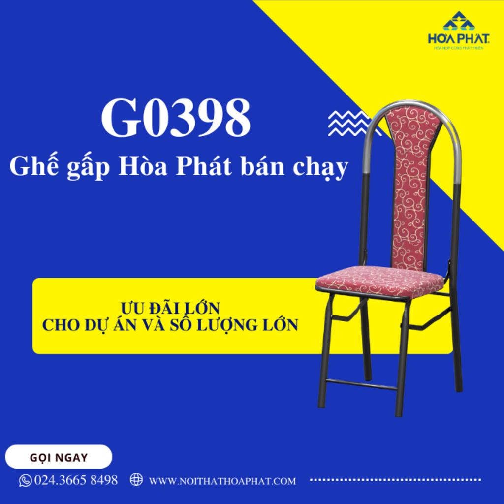 Ưu điểm nổi bật của Ghế gấp khung thép G0398