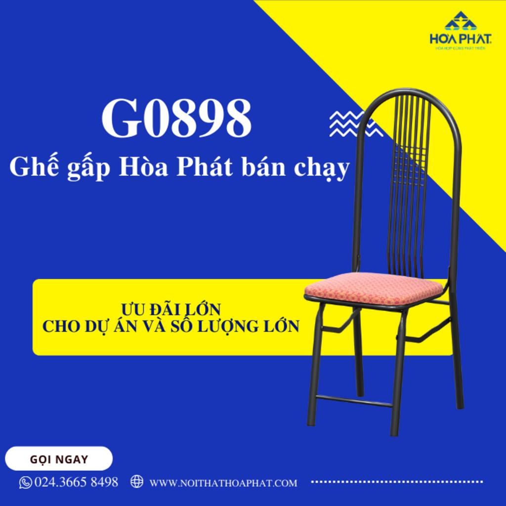 Ưu điểm nổi bật của Ghế gấp khung thép G0898