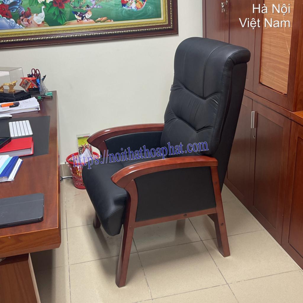 Thiết kế khung gỗ Ghế họp chân gỗ GH20