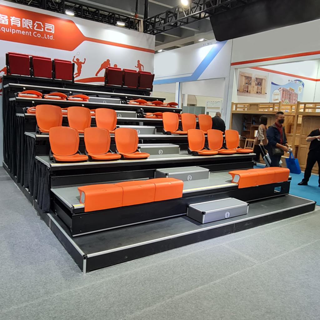 Thông số kỹ thuật chi tiết Ghế khán đài xếp tự động GKD01