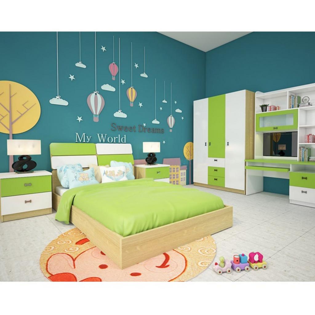 1. Tổng quan về Bộ giường ngủ trẻ em GNE301