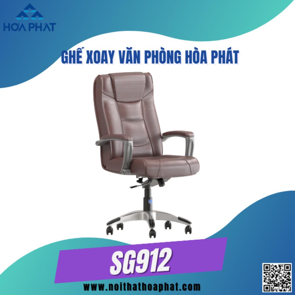 Đệm da thật, công nghiệp hoặc PVC Ghế da trưởng phòng SG912