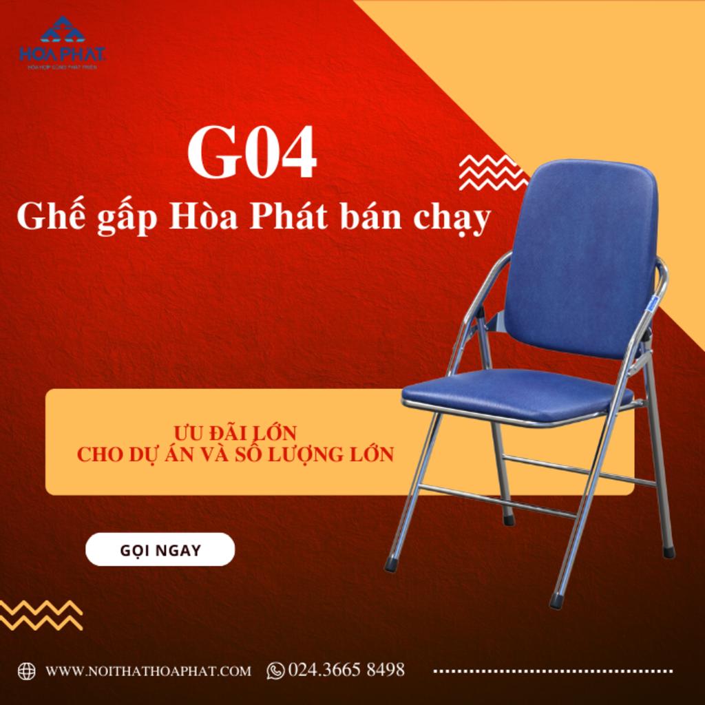Ưu điểm Ghế gấp khung thép G04