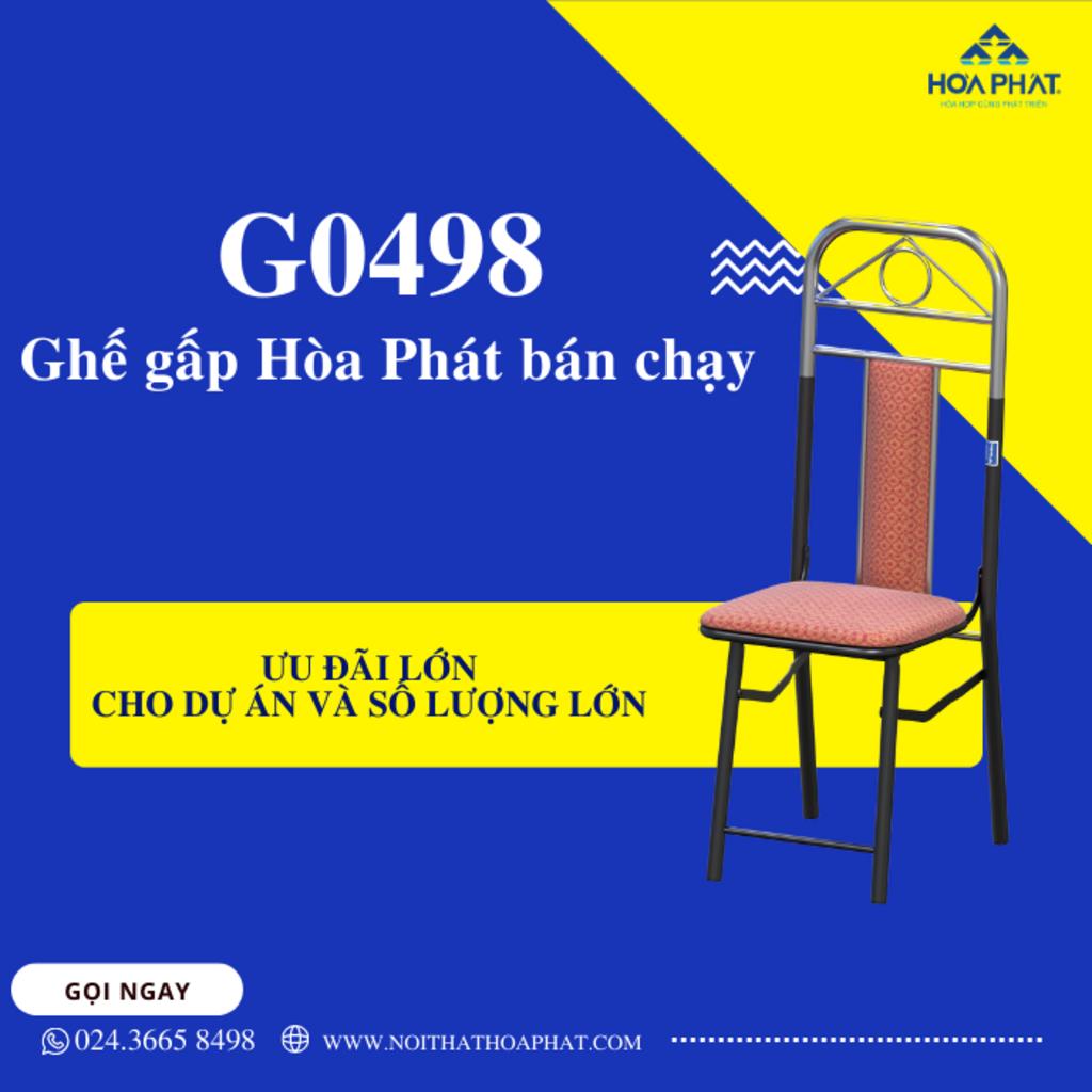 Ưu điểm Ghế gấp khung thép G0498