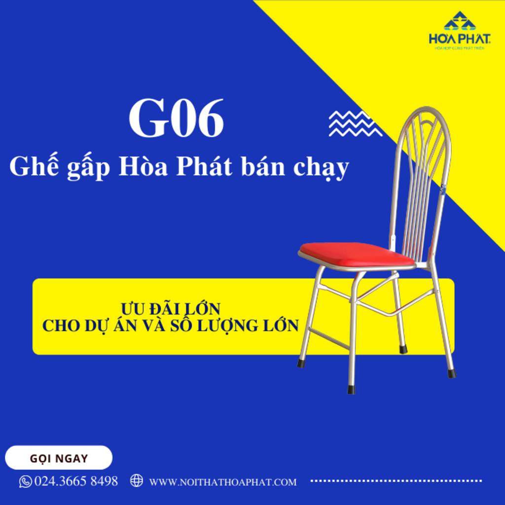 Ưu điểm nổi bật Ghế gấp khung thép G06