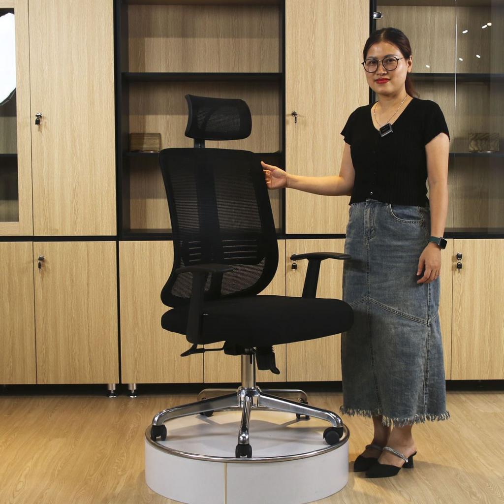 Thiết kế lưng cao ôm sát cột sống