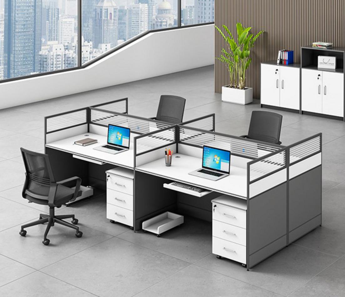 Vách ngăn nỉ kính VNNK02 trang trí văn phòng hiện đại