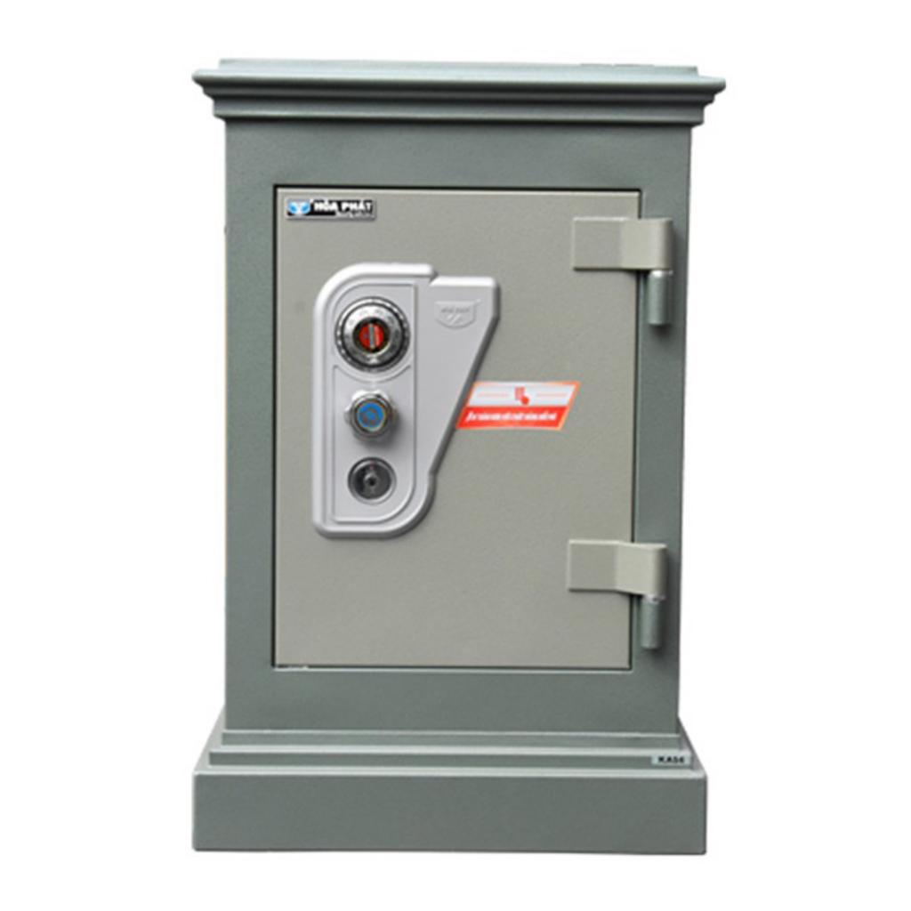 Ảnh mô tả thông số kỹ thuật két sắt Hòa Phát KA72DM kích thước và chất liệu thép dày