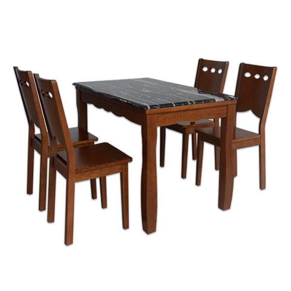 Bộ bàn ghế ăn HGB74B, HGG74
