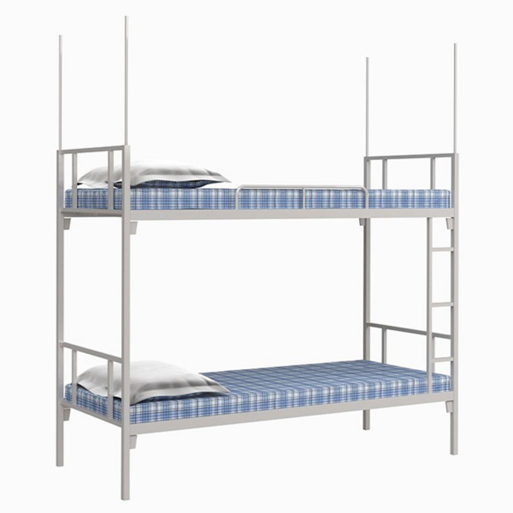 Bản vẽ kỹ thuật chi tiết giường tầng sắt GT40 với kích thước rõ ràng