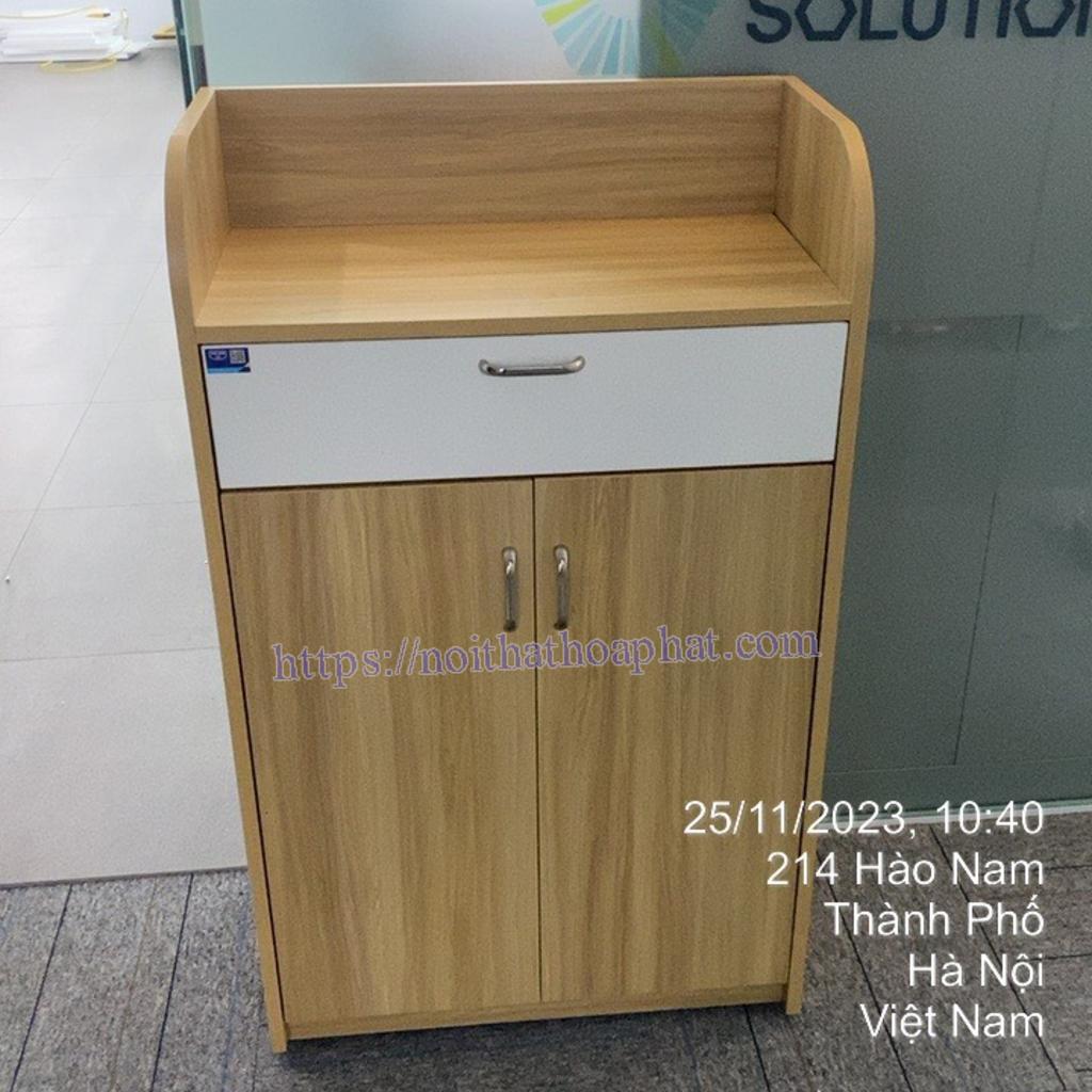 Bản vẽ kỹ thuật kích thước chi tiết của tủ giày TG302