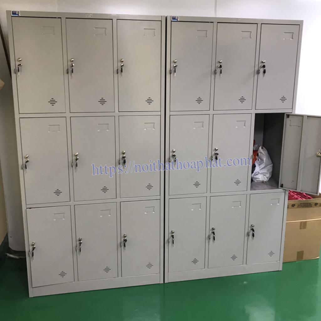 Thiết kế khóa riêng biệt Tủ Locker 9 ngăn TU983-3K