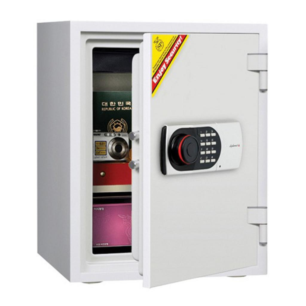 Bảng thông số kỹ thuật két sắt biểu tượng kích thước cân nặng màu sắc