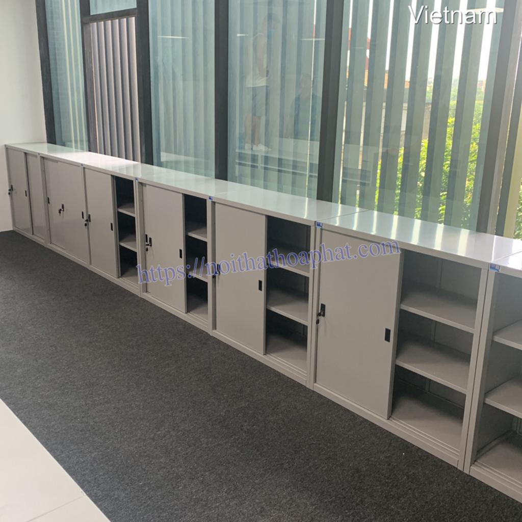 Biểu đồ so sánh độ dày sắt và thiết kế cửa lùa của TU88S với các tủ tài liệu văn phòng khác