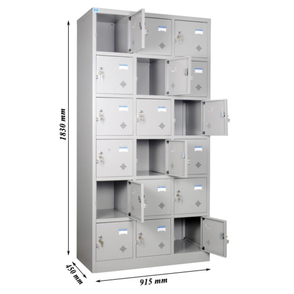 Biểu đồ so sánh tủ locker TU986-3K với các mẫu tủ cùng loại trên thị trường Việt Nam
