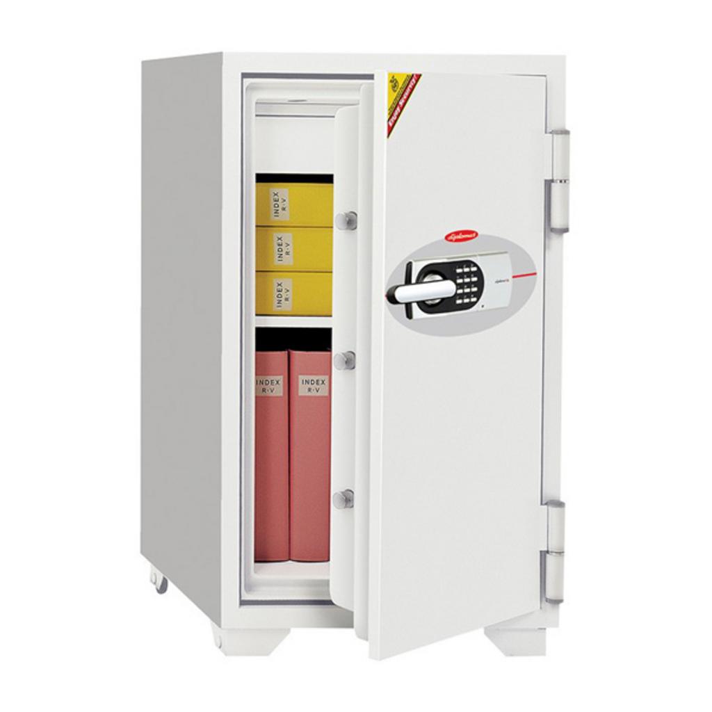 Các đặc điểm nổi bật của két sắt nhập khẩu KDH122 qua biểu tượng với màu sắc hiện đại