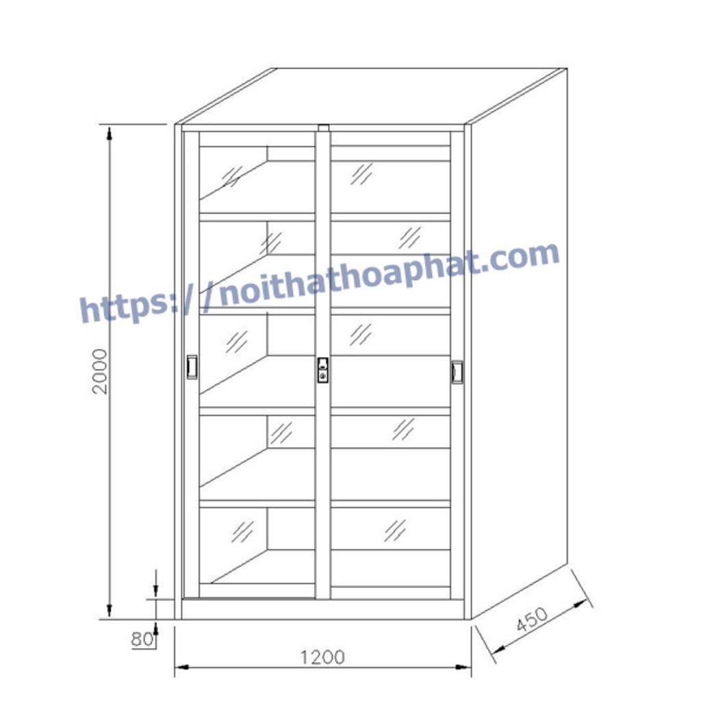 Chi tiết các điểm nổi bật của tủ sắt hồ sơ TU08H như chất liệu, cánh kính, khóa và đợt di động