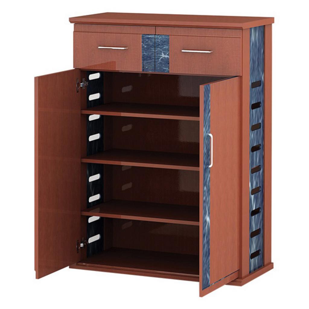 Chi tiết kỹ thuật tủ gỗ để giày LS21 với các thông số và vật liệu