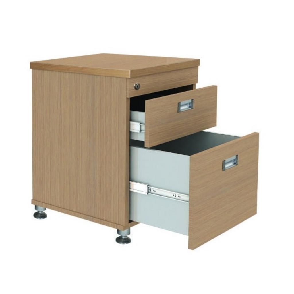 Close-up of drawer lock mechanism