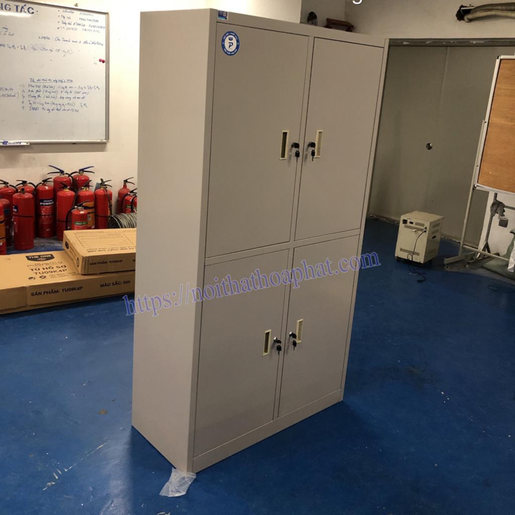 Thông số kỹ thuật Tủ hồ sơ sắt 4 ngăn TU09K4P
