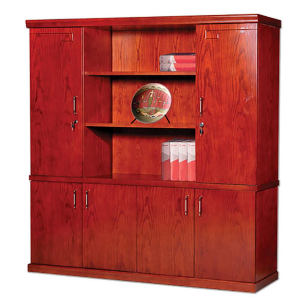 Tủ giám đốc DC2000V2 làm từ gỗ Veneer trong phòng làm việc giám đốc sang trọng