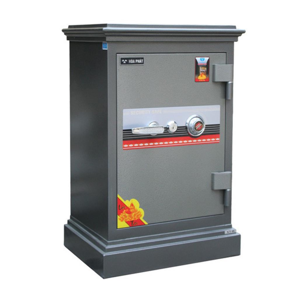 Minh họa kích thước và cấu tạo két sắt KT88 chi tiết khóa cơ chốt an toàn