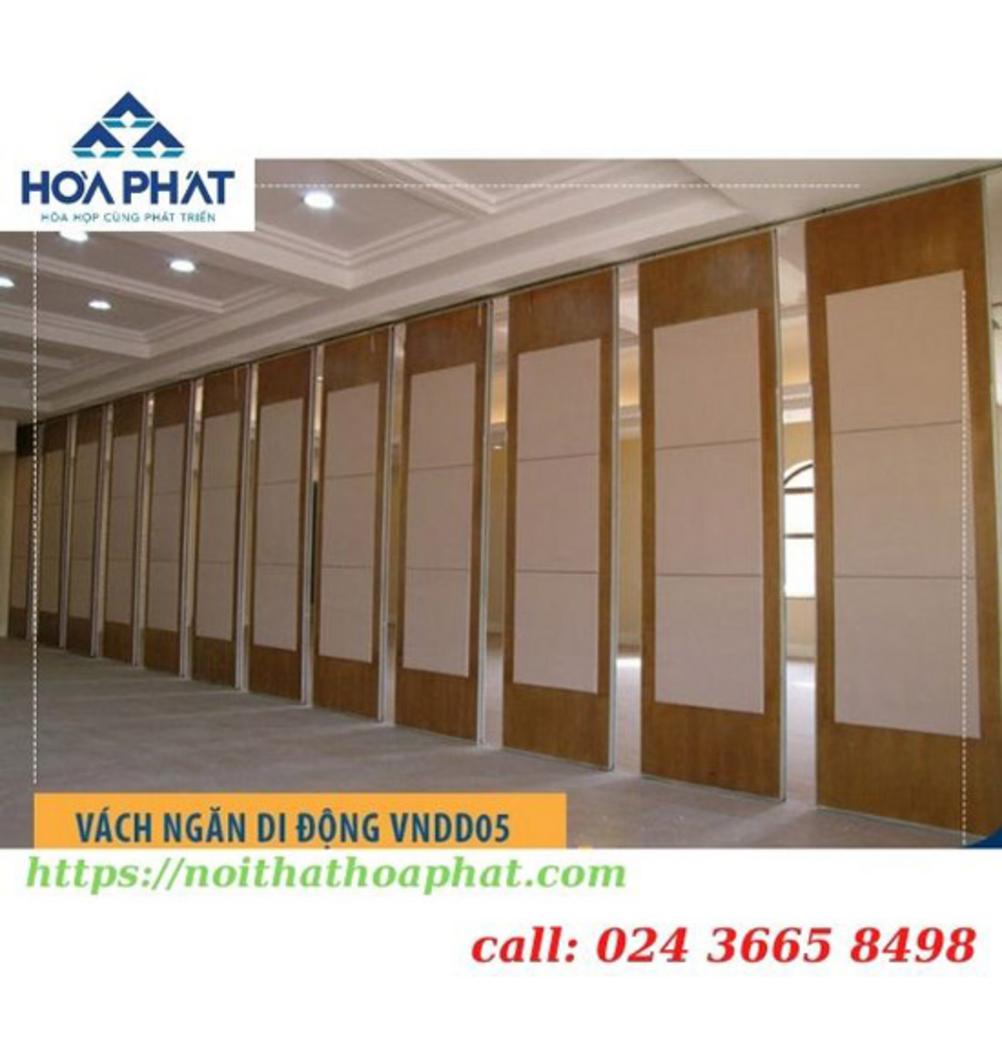 Vách ngăn di động VNDD05 trong văn phòng hiện đại