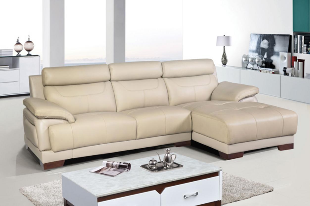Phân tích chi tiết kích thước và chất liệu sofa SF101A trên nền trắng