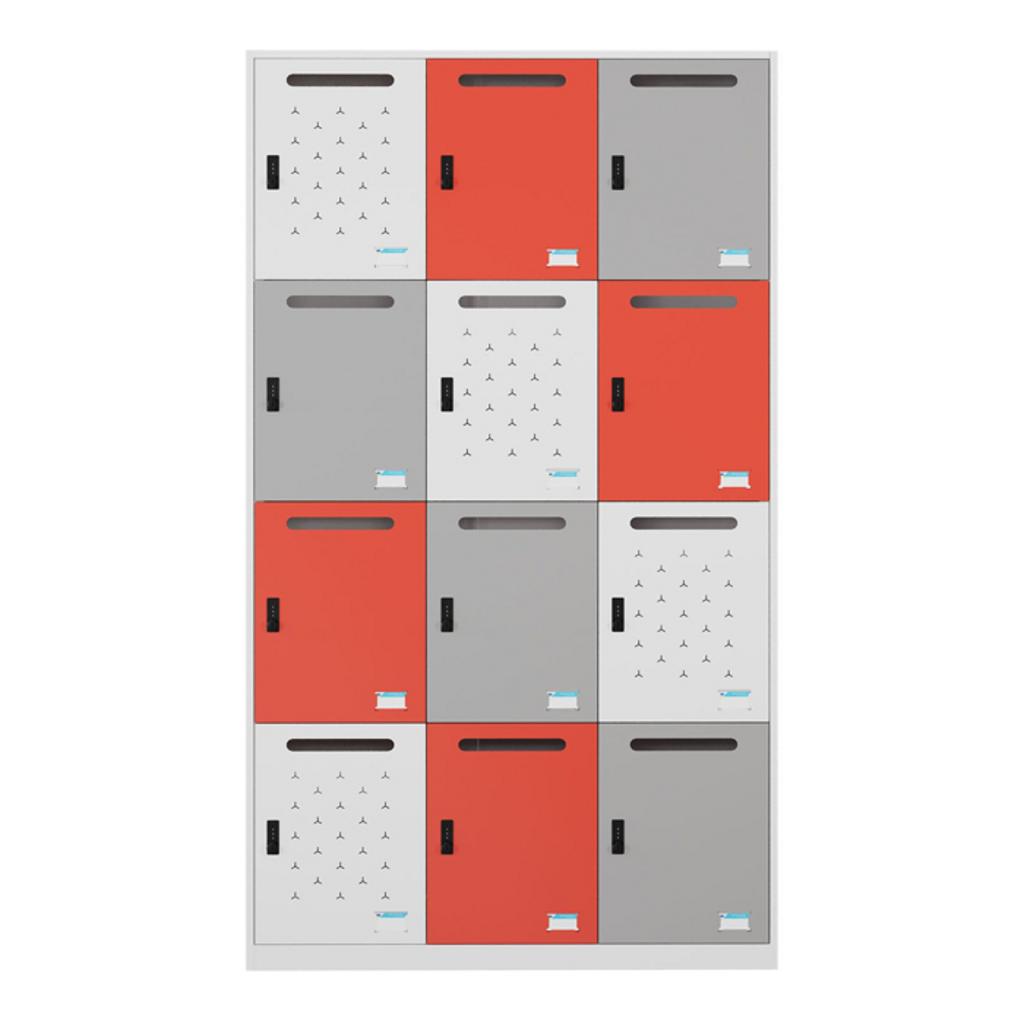 Thông số kỹ thuật tủ locker khóa số 12 ngăn TU984-3KS