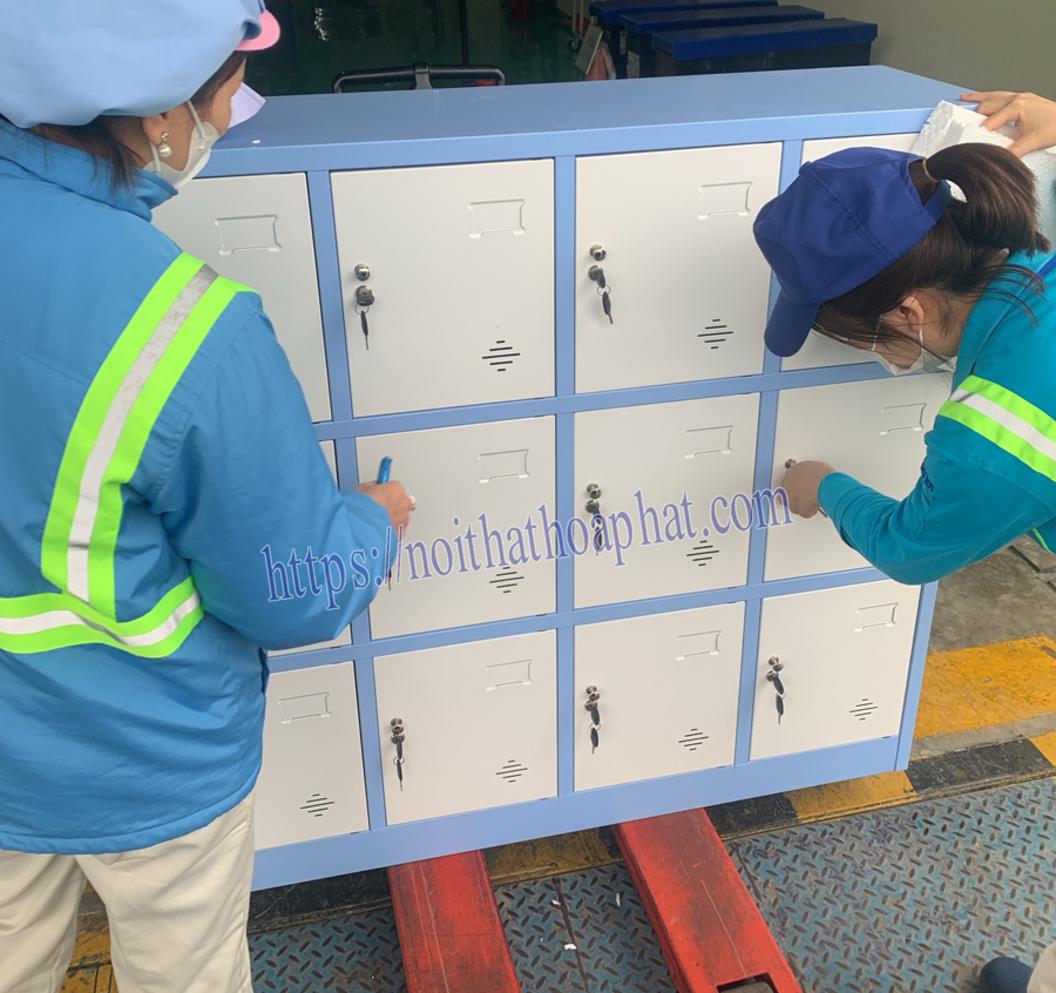 Thông số kỹ thuật Tủ Locker sắt 12 ngăn TMG983-4K