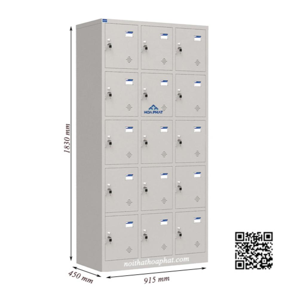 Thông số kỹ thuật tủ locker 15 ngăn TU985-3K