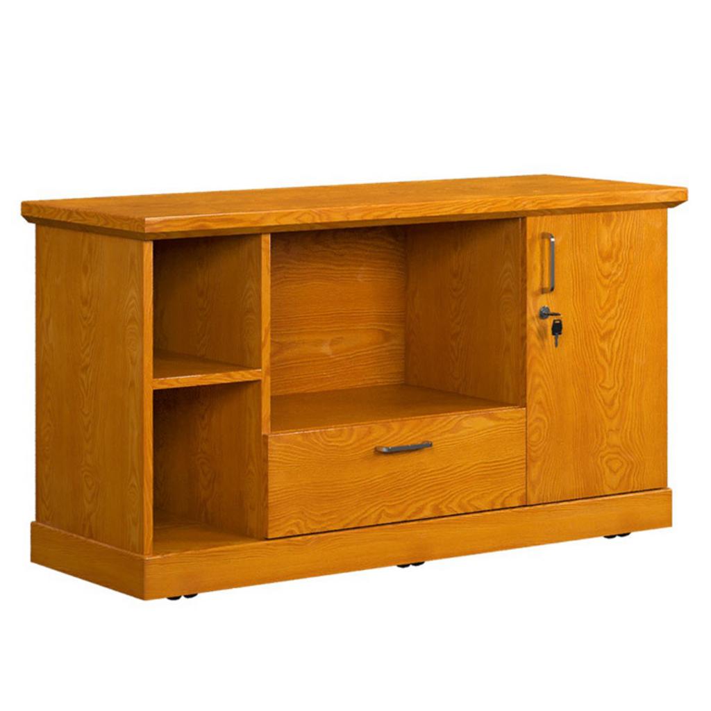 Tủ phụ TPV3 đặt trong văn phòng hiện đại cạnh bàn làm việc ánh sáng tự nhiên