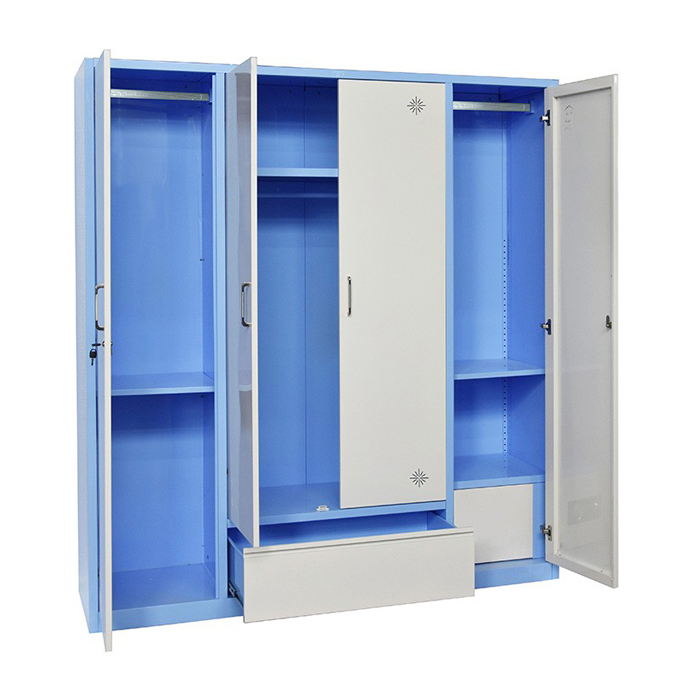 Tủ sắt quần áo TU15B3C4