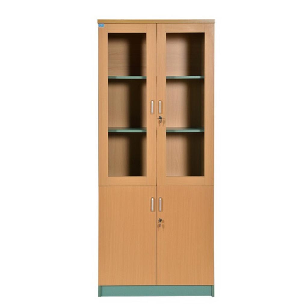 Tủ tài liệu gỗ SV1960KG trong phòng làm việc hiện đại ánh sáng tự nhiên