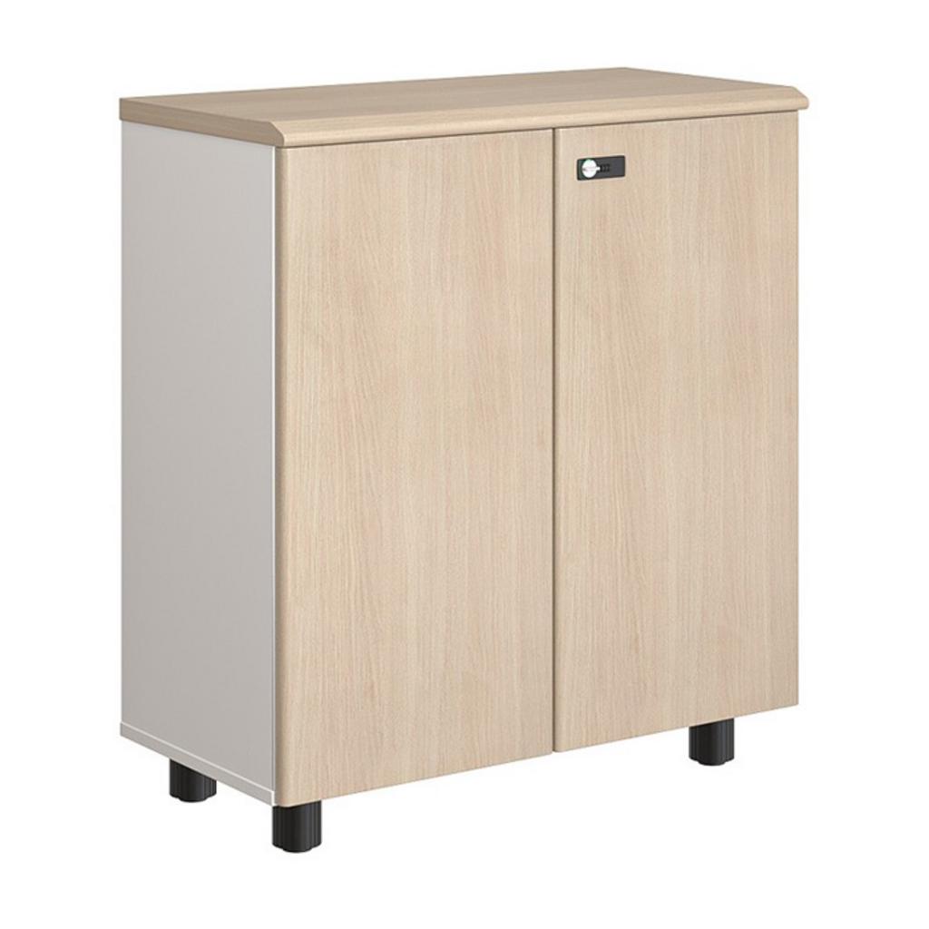 Tủ tài liệu thấp NTV880D trong không gian văn phòng hiện đại ánh sáng tự nhiên bố trí gọn gàng