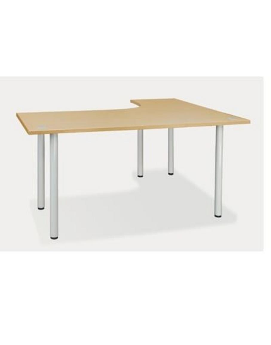 Bàn BLT16-CT mặt melamine chống xước chân thép tròn