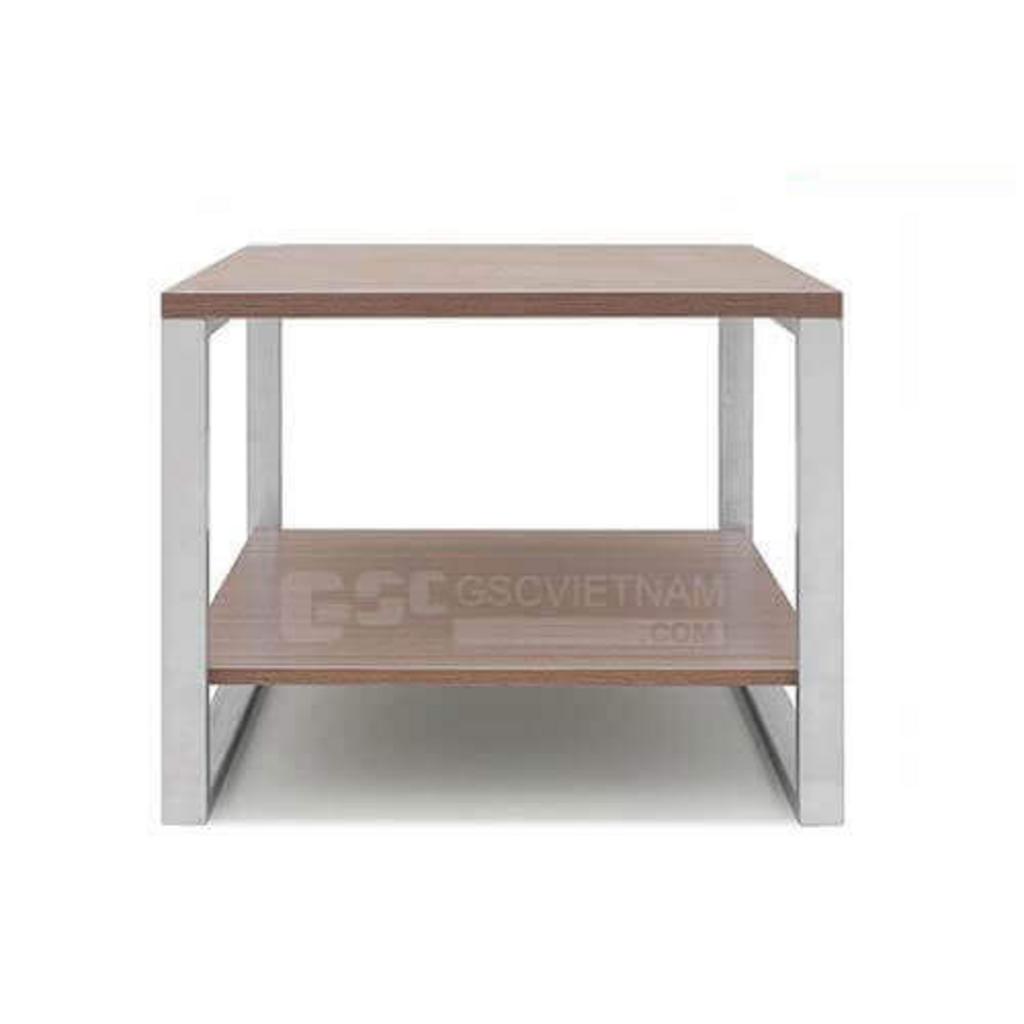 anh can canh khung sat va mat go melamine cua ban bsp04n