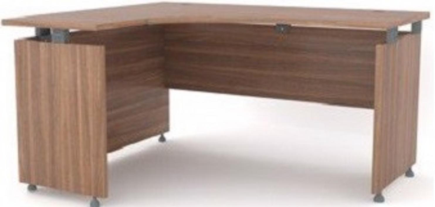 Bàn BLT14-CG thiết kế chữ L góc trái tối ưu không gian phòng làm việc.