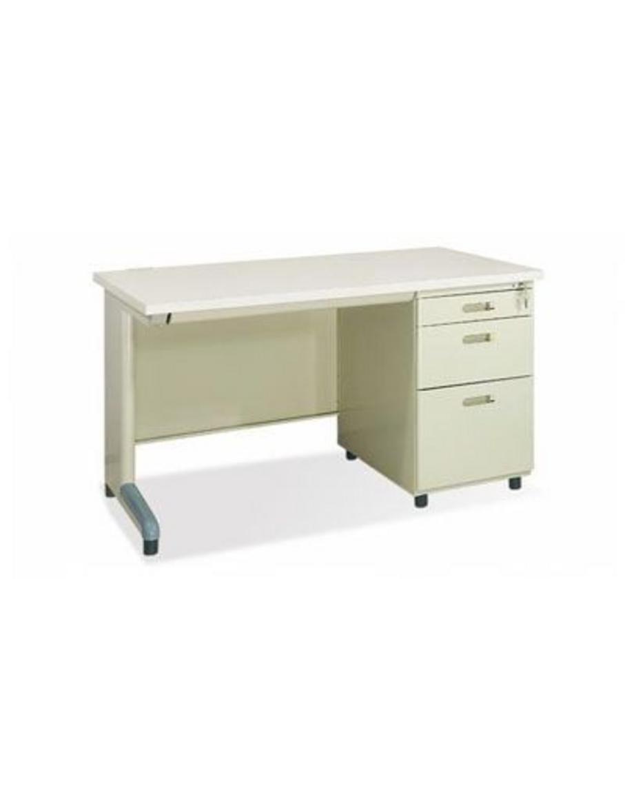 ban bs12h lg ban lam viec hien ai trong van phong viet nam voi khung sat mau kem va mat laminate