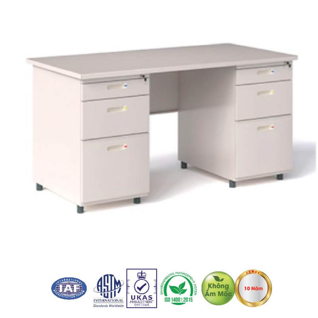 Cận cảnh bề mặt thép sơn tĩnh điện chống gỉ của bàn trong môi trường Việt Nam