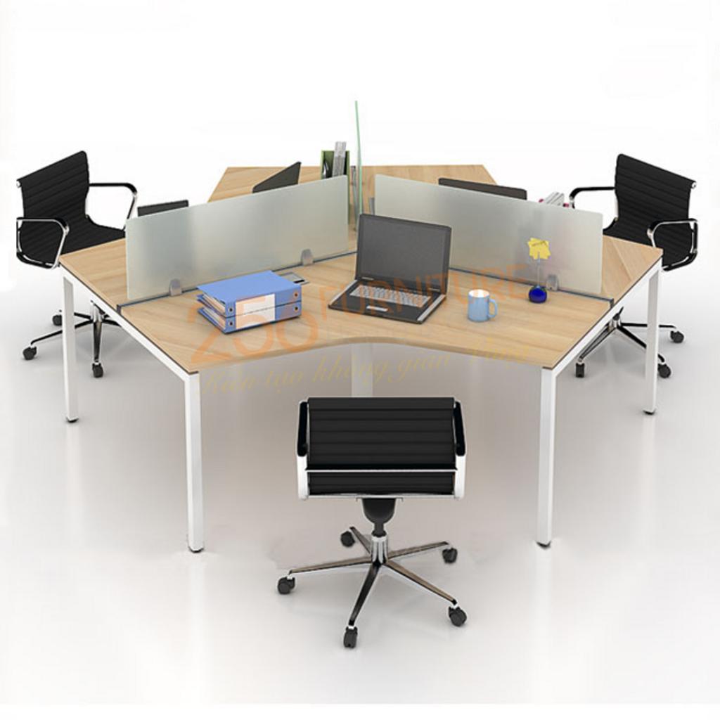 Chất liệu Melamine kết hợp chân thép sơn tĩnh điện tạo nên sản phẩm có độ bền cao, chống ẩm mốc