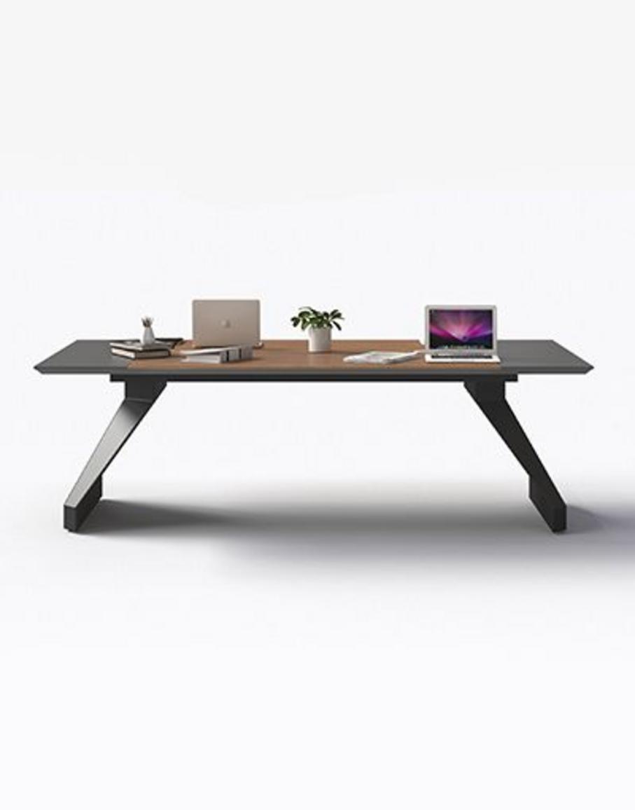 Bàn 1909BH24 hiện đại trong phòng họp văn phòng có ánh sáng tự nhiên gam màu trung tính phong cách tối giản