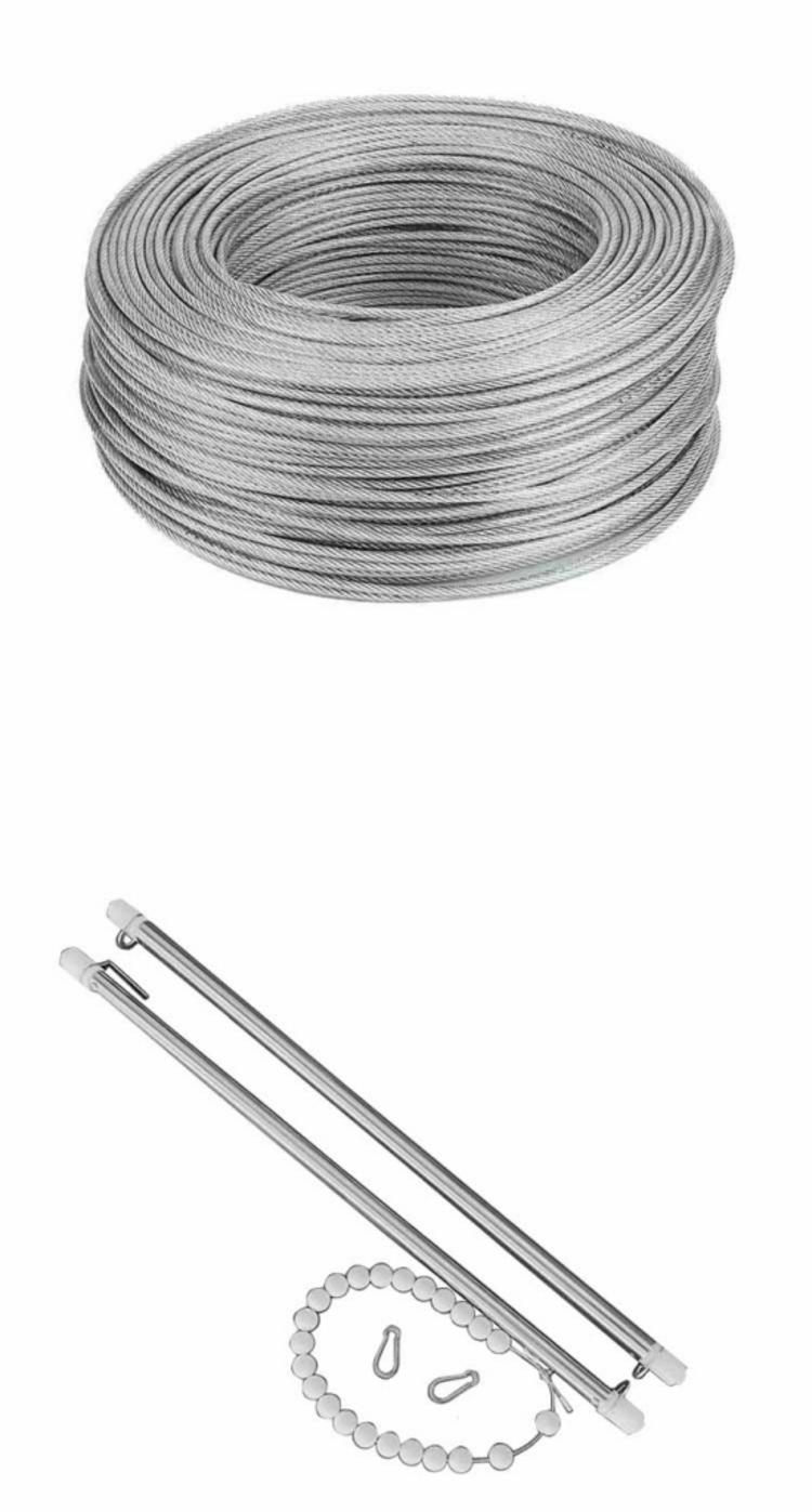 với dây cáp được bọc nhựa bền bỉ