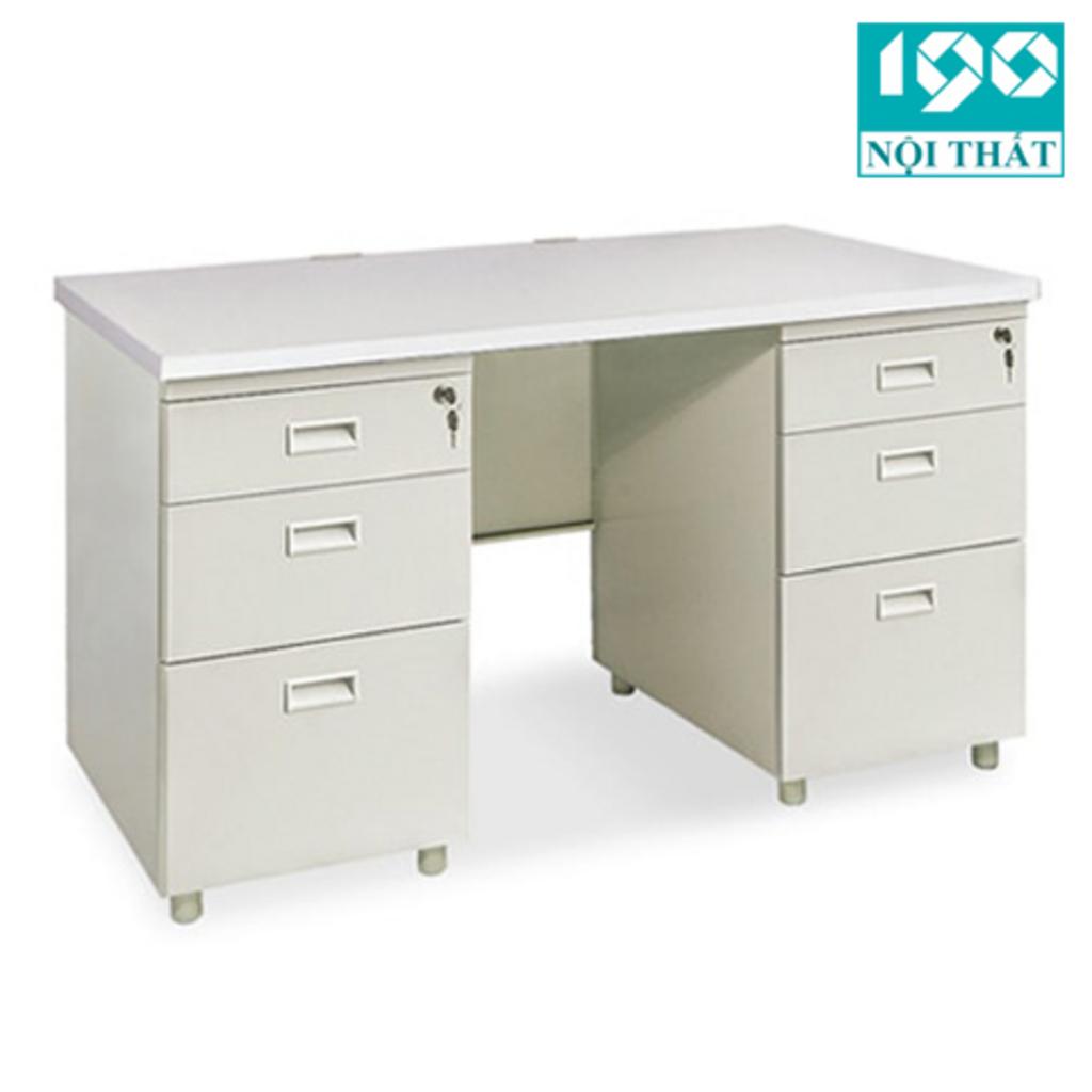 Thiết kế hộc liền 3 ngăn giúp tối ưu không gian lưu trữ vật dụng văn phòng