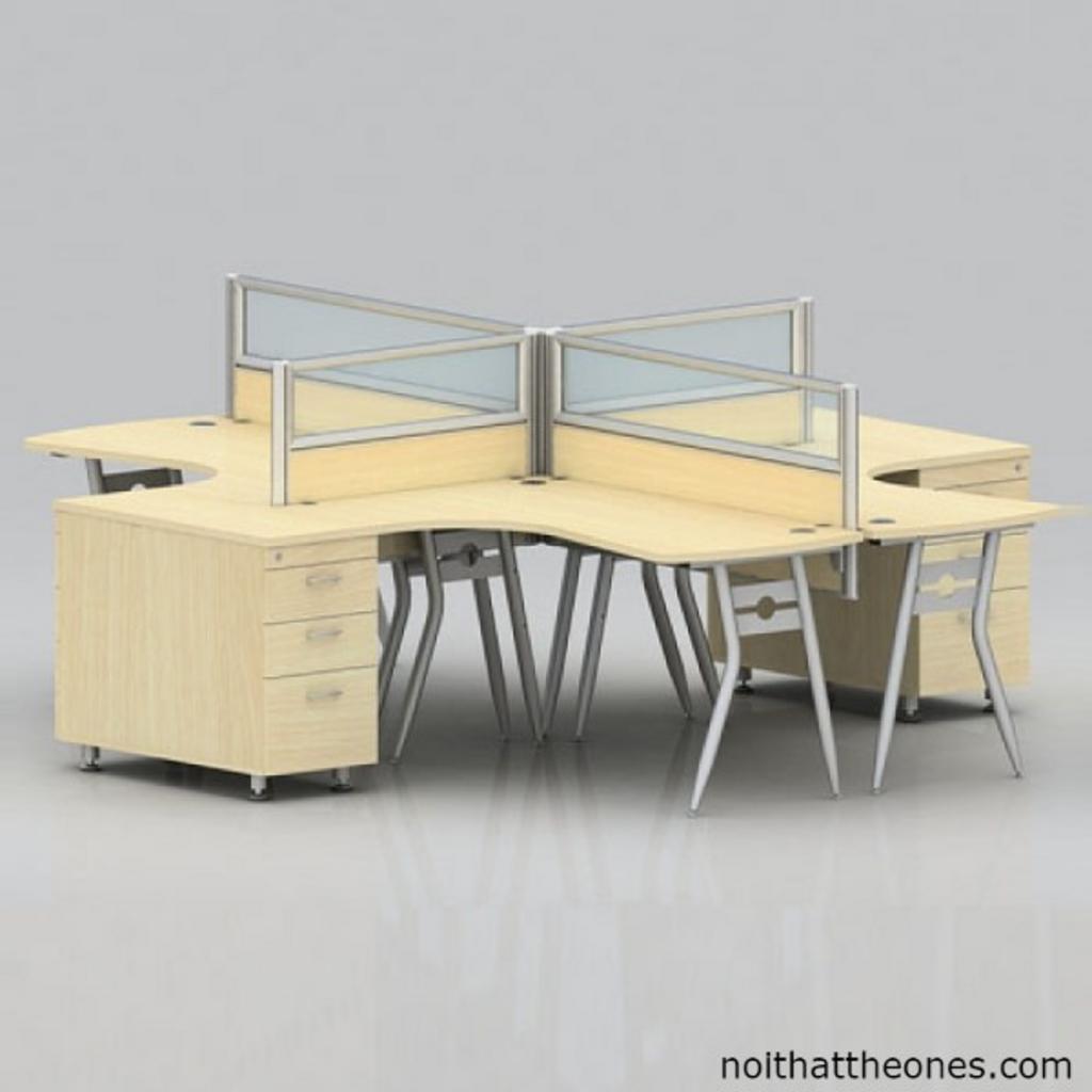 bàn làm việc 4 chỗ