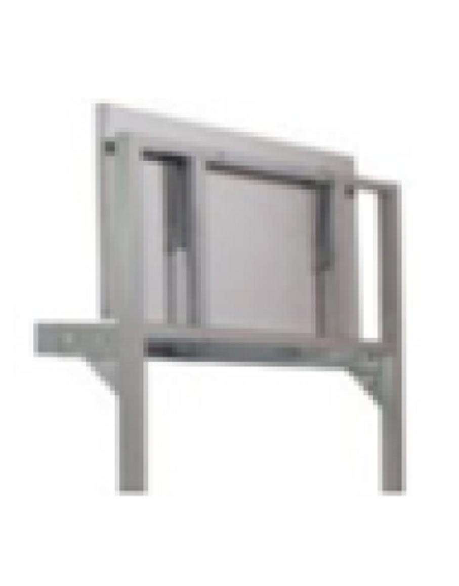 BJS-2T bàn viết gấp liền giường sắt 2 tầng