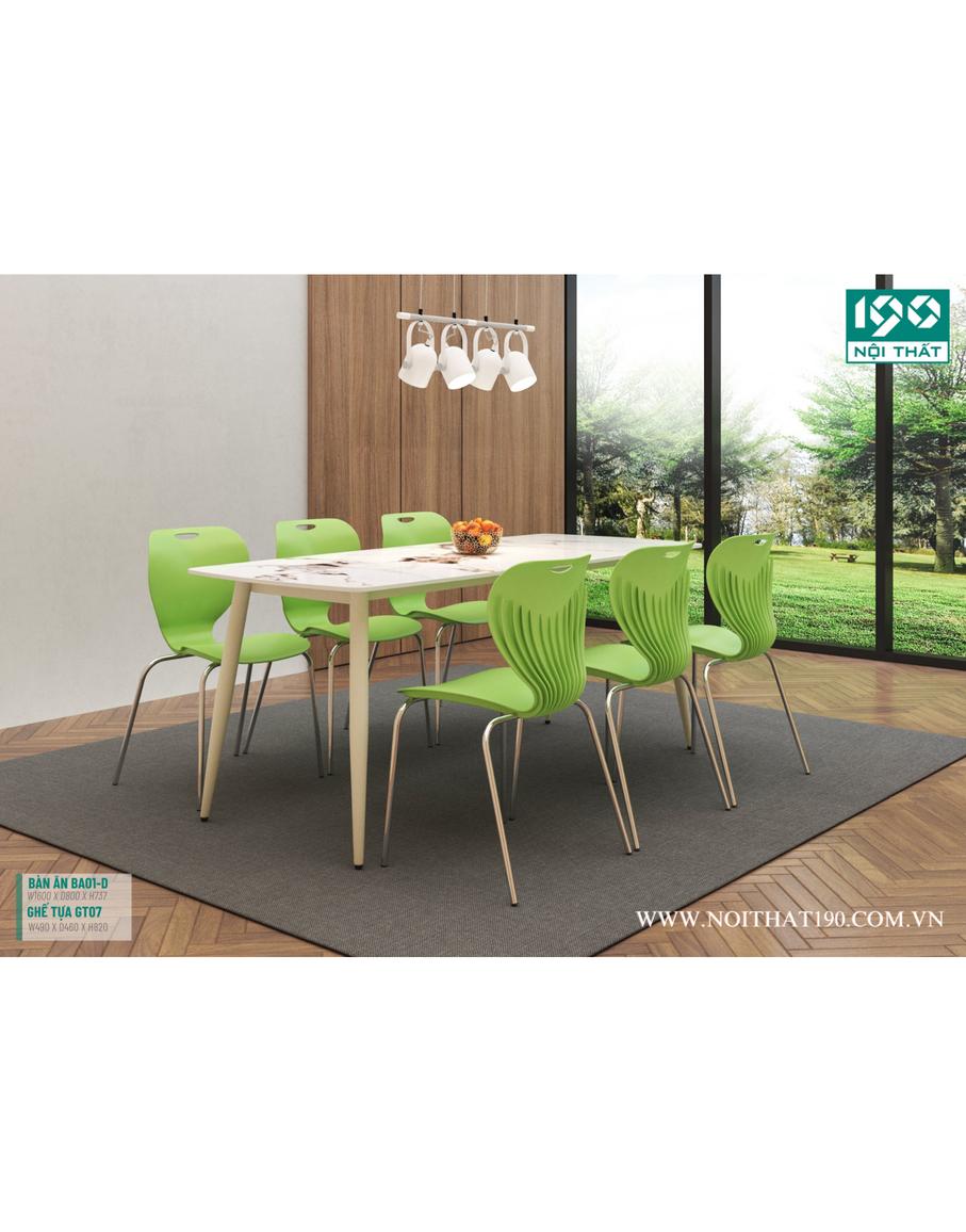 bo ban an ba01 ghe gt071