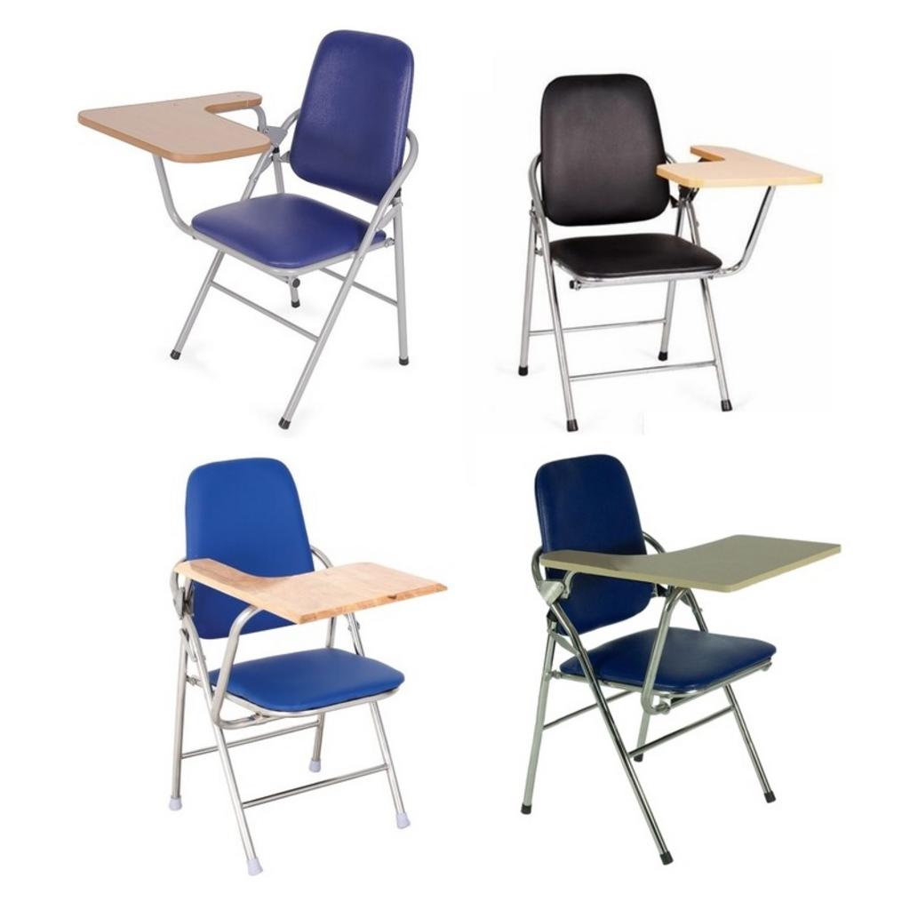 Ghế inox xếp có bàn viết, Ghế inox liền bàn